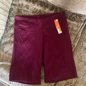 Women's Burgundy Shorts